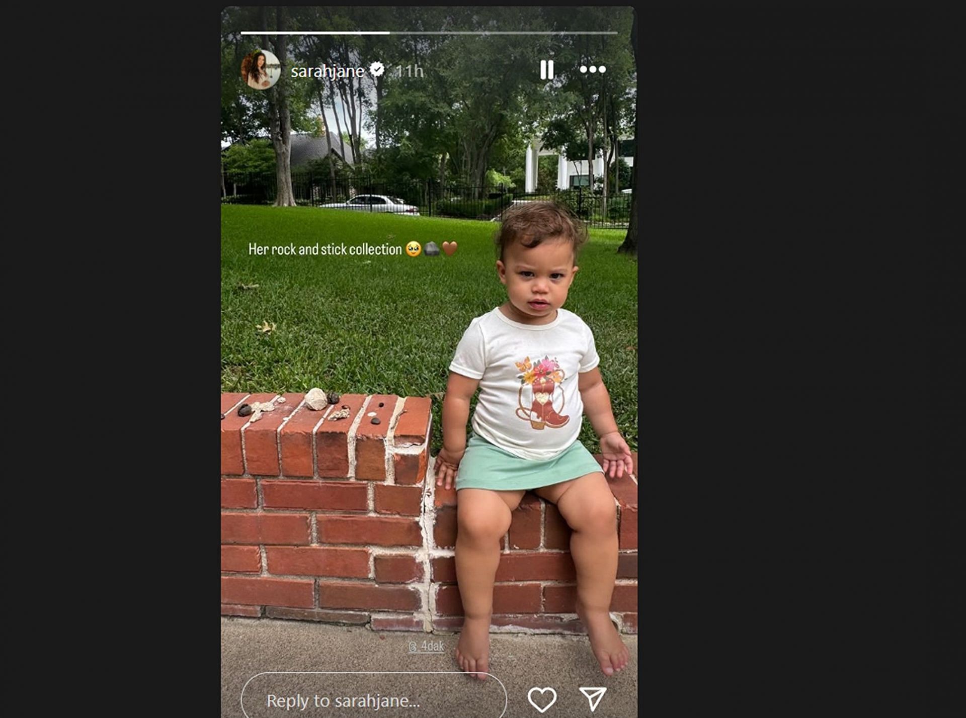 Dak Prescott’s fiancée Sarah shares firstborn Margaret’s unique personal collection/@sarahjane